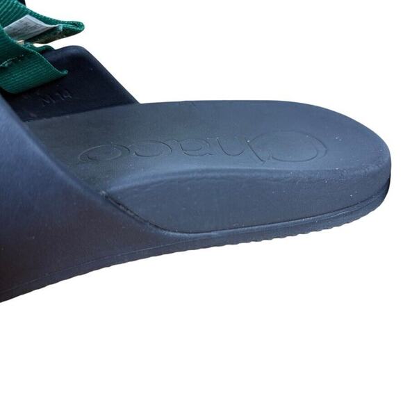 Chaco Chillos Slide Navy Green Mens Sandals Sporty Summer Shoes Flip Flops sz 14 main image 13